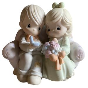 Precious Moments “Say I Do” Bride & Groom Wedding Proposal Figurine